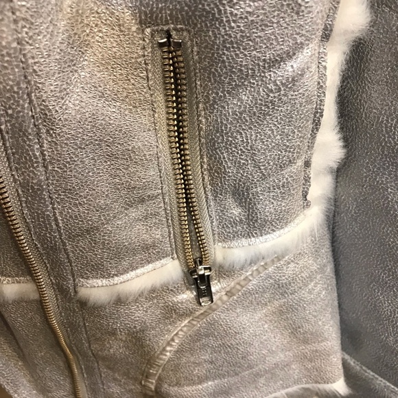 🧥INC Silver Fur Jacket - Picture 8 of 11